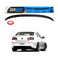 Лип спойлер за багажник Sunplex за VW Passat B6 (2006-2010), 3M лепяща лента, черен цвят 1 - Mixauto.bg