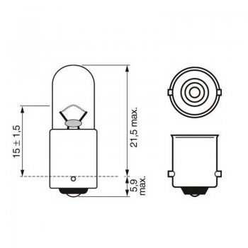 Халогенна крушка Bosch Eco T4W, 12V, BA9s, 1 брой 3 - Mixauto.bg