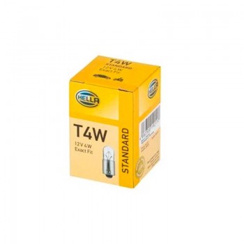 Халогенна крушка Hella T4W, 12V, BA9s, 1 брой  3- Mixauto.bg