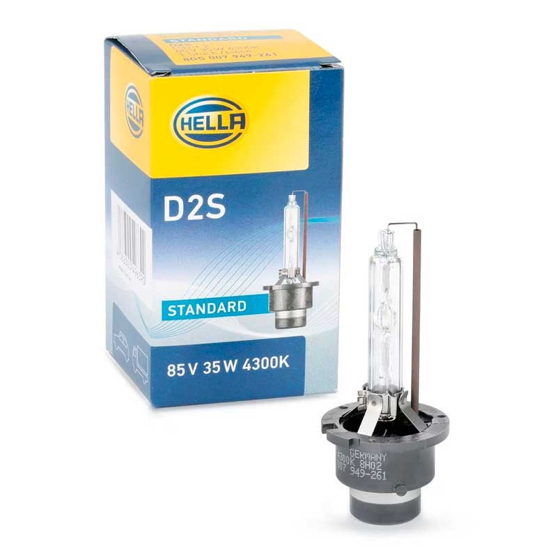 Ксенон крушка за кола Hella Original D2S, 35W, 85V, 4300K, 1 брой 1 - Mixauto.bg