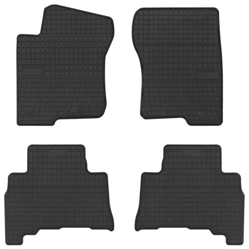 Гумени стелки Frogum за Toyota Land Cruiser J150 (2017-), черен цвят, 4 части 1 -Mixauto.bg