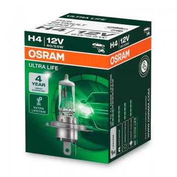 Халогенна крушка Osram Ultra Life H4, 60W / 55W, 12V, 1 брой 1 - Mixauto.bg
