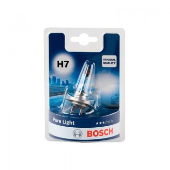 Халогенна крушка Bosch Pure Light H7, 55W, 12V, 1 брой 1 - Mixauto.bg
