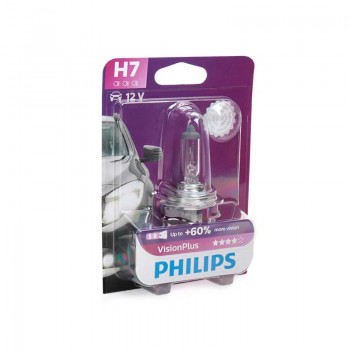 Халогенна крушка Philips Vision Plus H7 +60%, 55W, 12V, PX26d, 1 брой 1 - Мixauto.bg