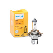 Халогенна крушка Philips Vision H4 +30%, 60W / 55W, 12V, P43t, 1 брой 1 - Mixauto.bg