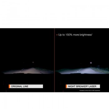 Халогенна крушка Osram Night Breaker Laser +150% H4, 60W / 55W 12V, 2 броя 3 - Mixauto.bg