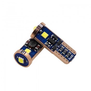 LED габаритни крушки T10 W5W Canbus, 6000 K, 600 lm, бяла светлина, 2 броя 4 - Mixauto.bg