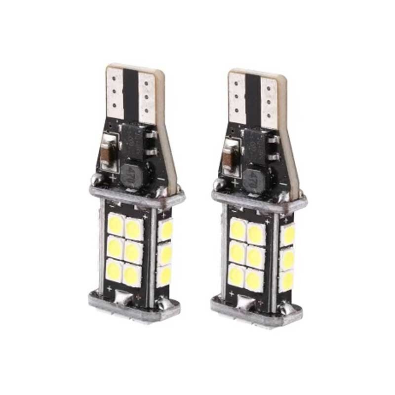 LED габаритни крушки T15 W16W Canbus, 6000 K, 1400 lm, бяла светлина, 2 броя 2 - Mixauto.bg