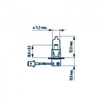 Халогенна крушка за кола Narva H3, 70W, 24V, 1 брой 5 - Mixauto.bg