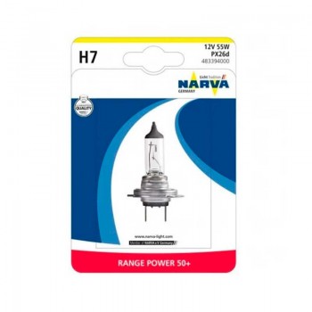 Халогенна крушка Narva Range Power+50 H7, 55W, 12V, 1 брой 1 - Mixauto.bg