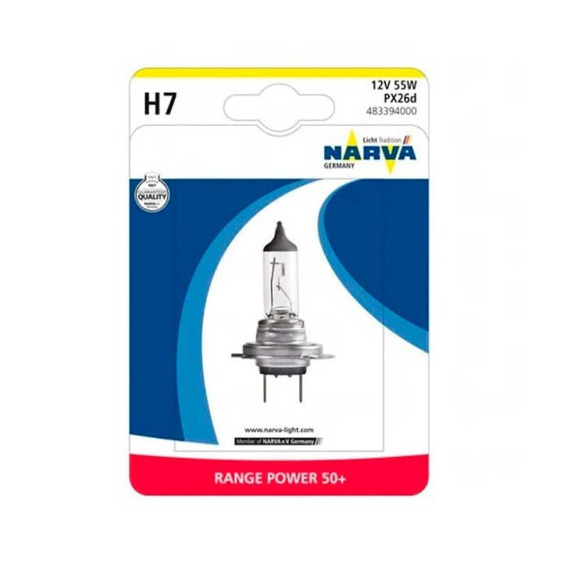 Халогенна крушка Narva Range Power+50 H7, 55W, 12V, 1 брой 1 - Mixauto.bg