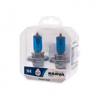 Халогенна крушка Narva Xenon Look H4, 55W, 12V, 2 броя 1 - Мixauto.bg