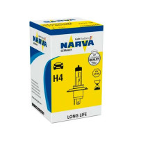 Халогенна крушка Narva H4 Long Life, 60/55W, 12V, 1 брой 1 - Mixauto.bg