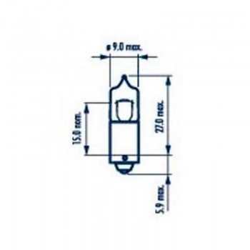 Халогенна крушка Narva H10W, 10W, 12V, BA9s, 1 брой 3 - Mixauto.bg