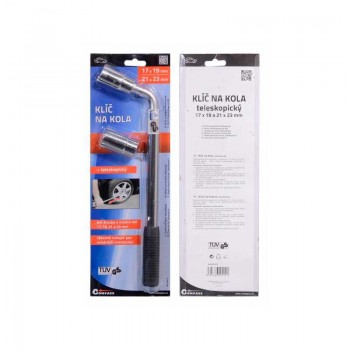 Г-образен телескопичен ключ за джанти Carface 1/2", 17-19 / 21-23 мм 1 - Mixauto.bg