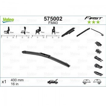 Чистачка Valeo First Multiconection V2, 400 мм, 1 брой 5- Mixauto.bg