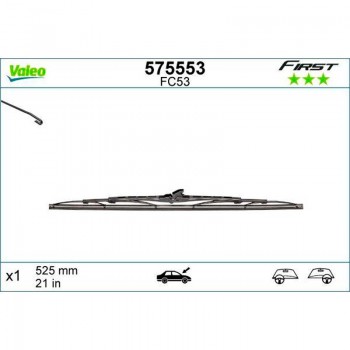 Чистачка Valeo First, 530 мм, 1 брой 4 - Mixauto.bg