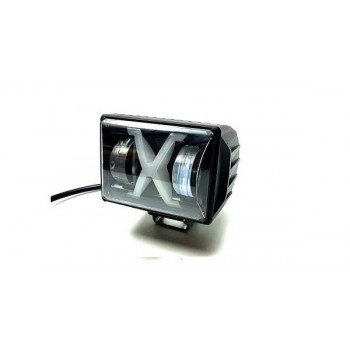 LED правоъгълен халогенен бар с бяла светлина 40 W, 7000 K, 7000 lm, 11 см, 1 брой-mixauto.bg