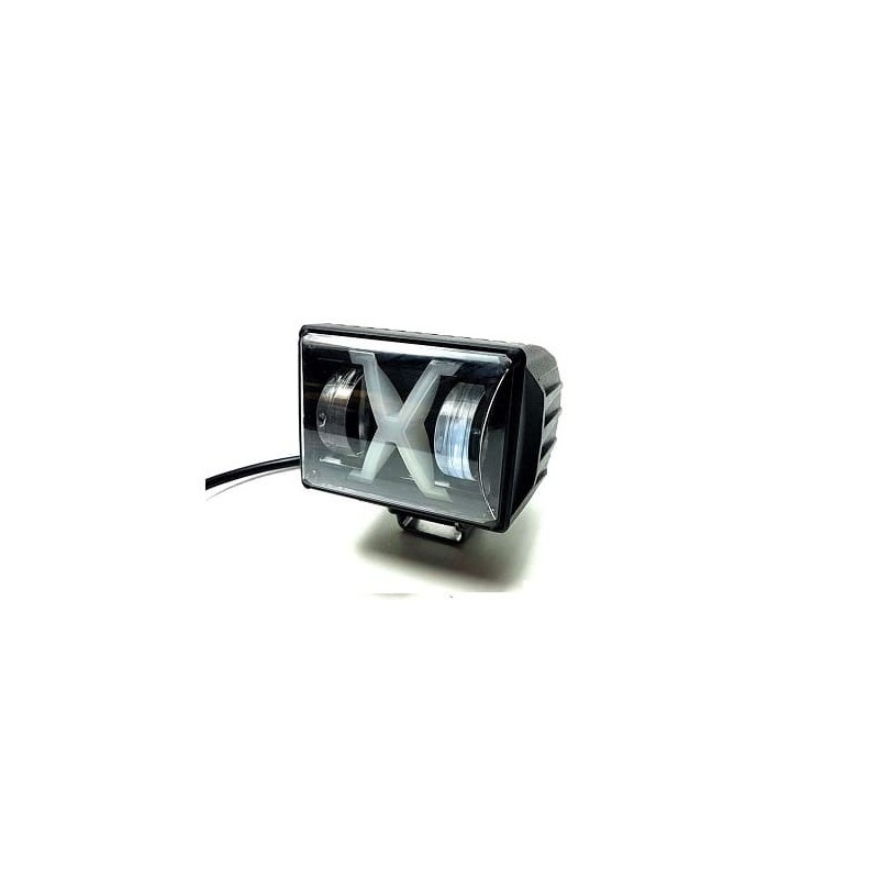 LED правоъгълен халогенен бар с бяла светлина 40 W, 7000 K, 7000 lm, 11 см, 1 брой-mixauto.bg