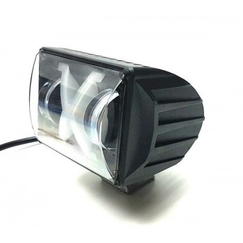 LED правоъгълен халогенен бар с бяла светлина 40 W, 7000 K, 7000 lm, 11 см, 1 брой-mixauto.bg