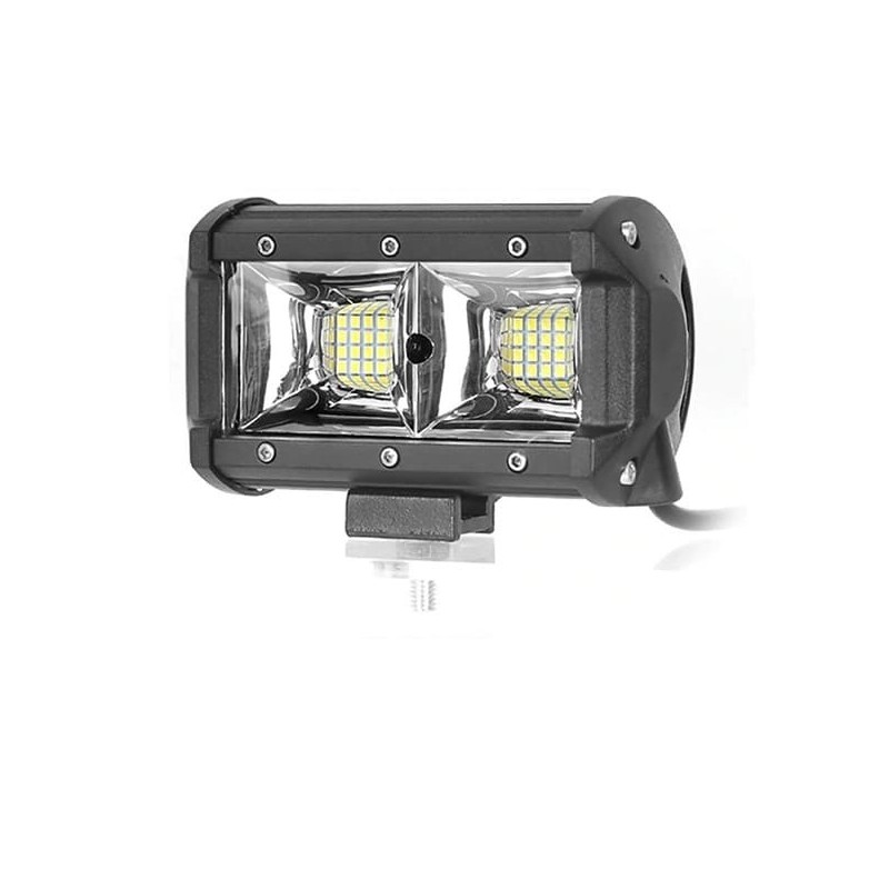 LED правоъгълен халогенен бар с бяла светлина, 54 W, 6500 K, 3000 lm, 13 см, 1 брой-mixauto.bg