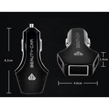 Волтметър за запалка, 2 USB порта-mixauto.bg