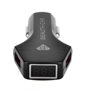 Волтметър за запалка, 2 USB порта-mixauto.bg