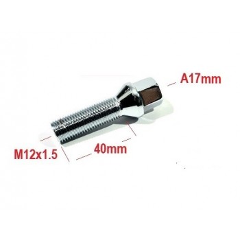 Болт за джанта L40 M12 x 1,5 R A17, 1 брой- Mixauto.bg