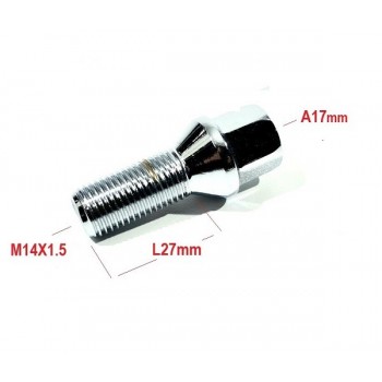 Болт за джанта L27 M14 x 1,5 R A17 - Mixauto.bg