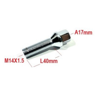 Болт за джанта L40 M14 x 1,5 R A17, 1 брой- Mixauto.bg
