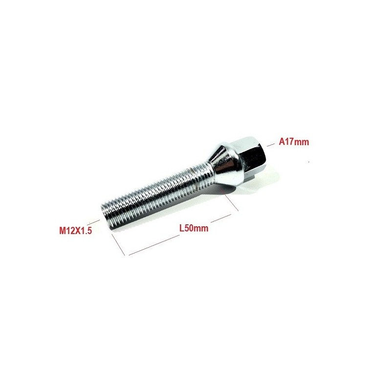 Болт за джанта L50 M12 x 1,5 R A17- Mixauto.bg