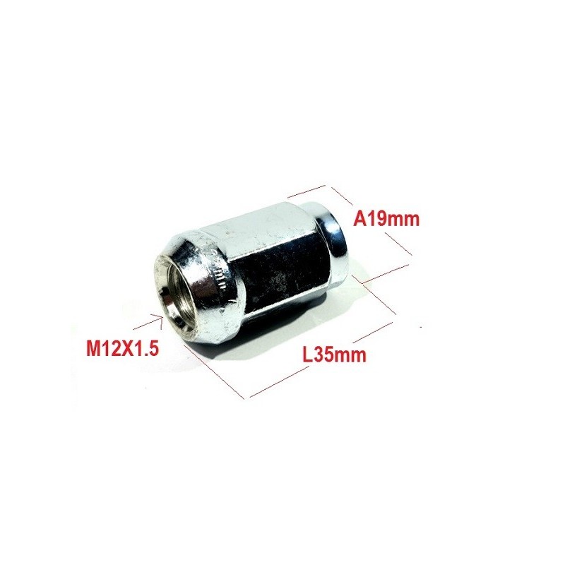 Гайка за джанта L35 M12x1,5 R A19, 1 брой-mixauto.bg