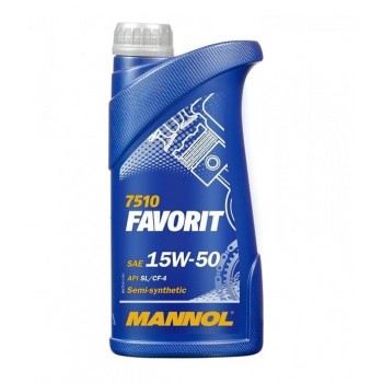 Двигателно масло Mannol Favorit 15W50-miauto.bg
