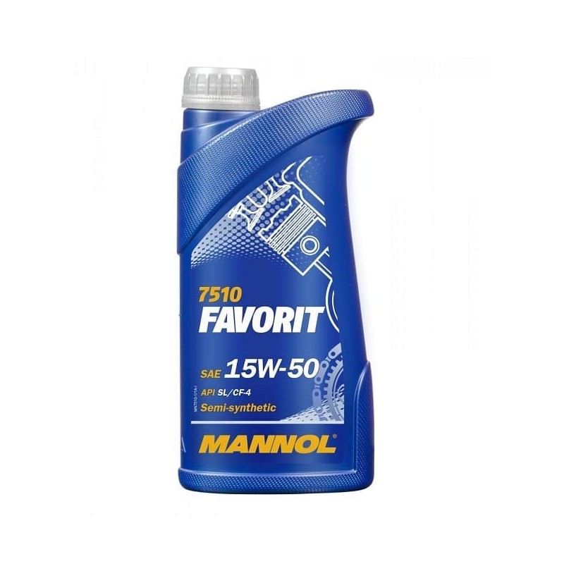 Двигателно масло Mannol Favorit 15W50-miauto.bg