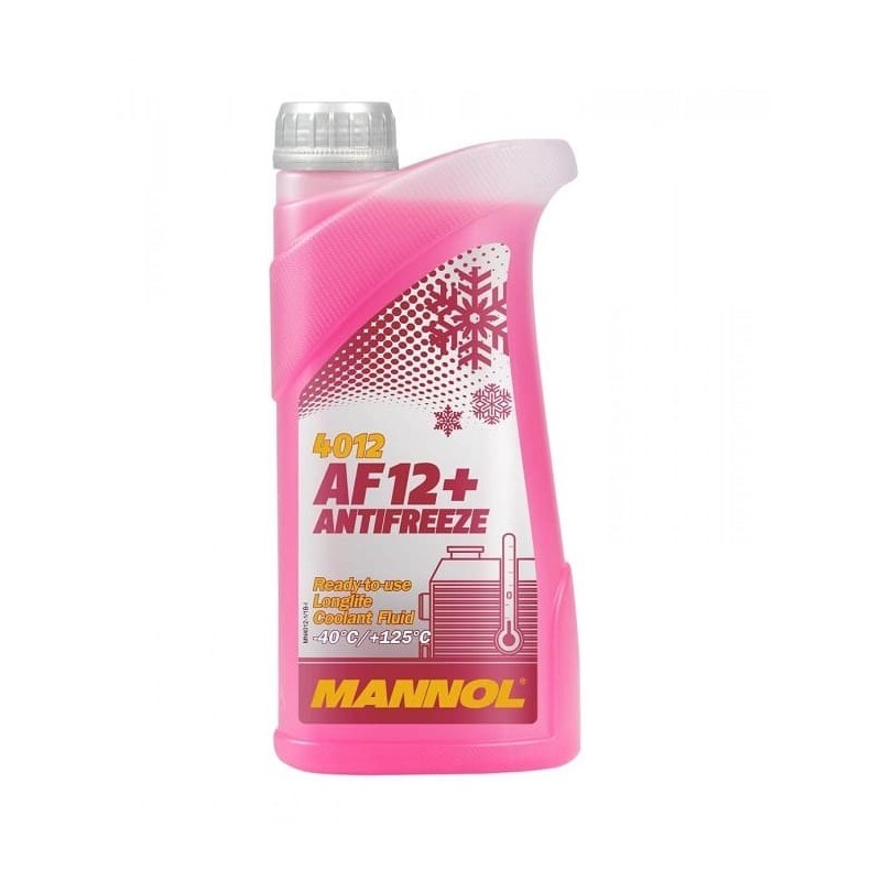Червен антифриз Mannol AF12+ до -40° готов, 5 литра - Mixauto.bg